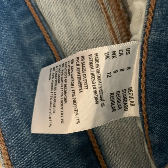 American Eagle Jegging Light Colored Jeans Size 8 - Picture 4 of 5